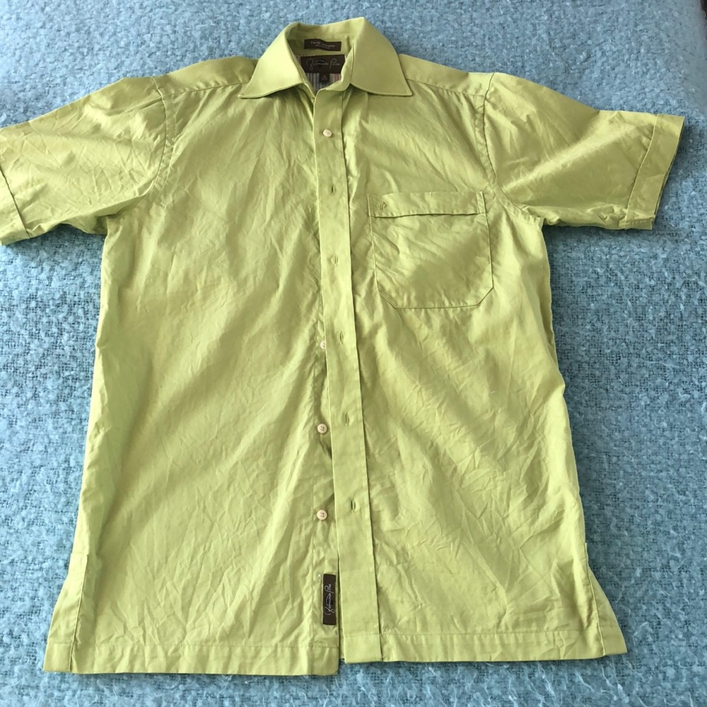 Men shirt button shorts twill weave Fernando Pena